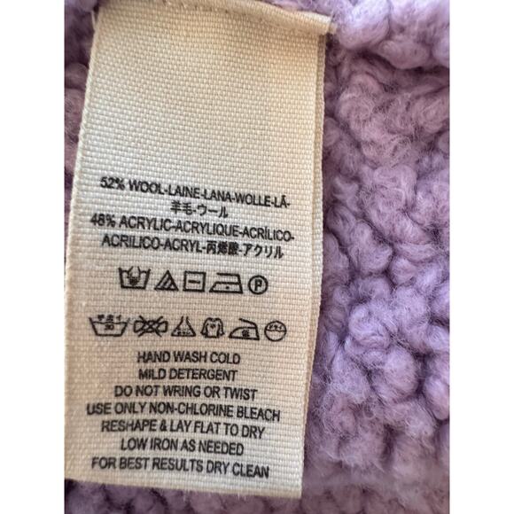 FREE PEOPLE X RTR X REVOLVE Lavender Serene Cardigan Sweater Size L - Picture 8 of 9